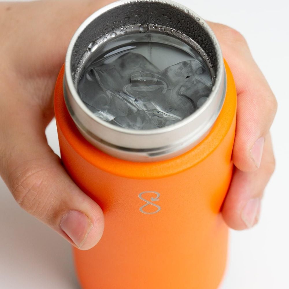 Cadeaux - "Ocean Bottle" la gourde originale (1L) - Orange soleil - OCEAN BOTTLE