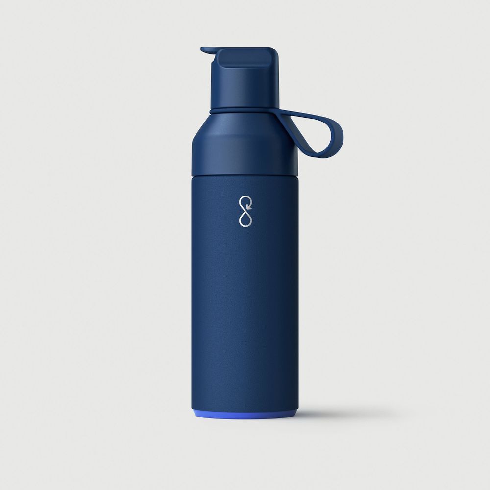Accessoires de déco extérieure - "Ocean Bottle" la gourde GO (500ml) - Bleu marine - OCEAN BOTTLE