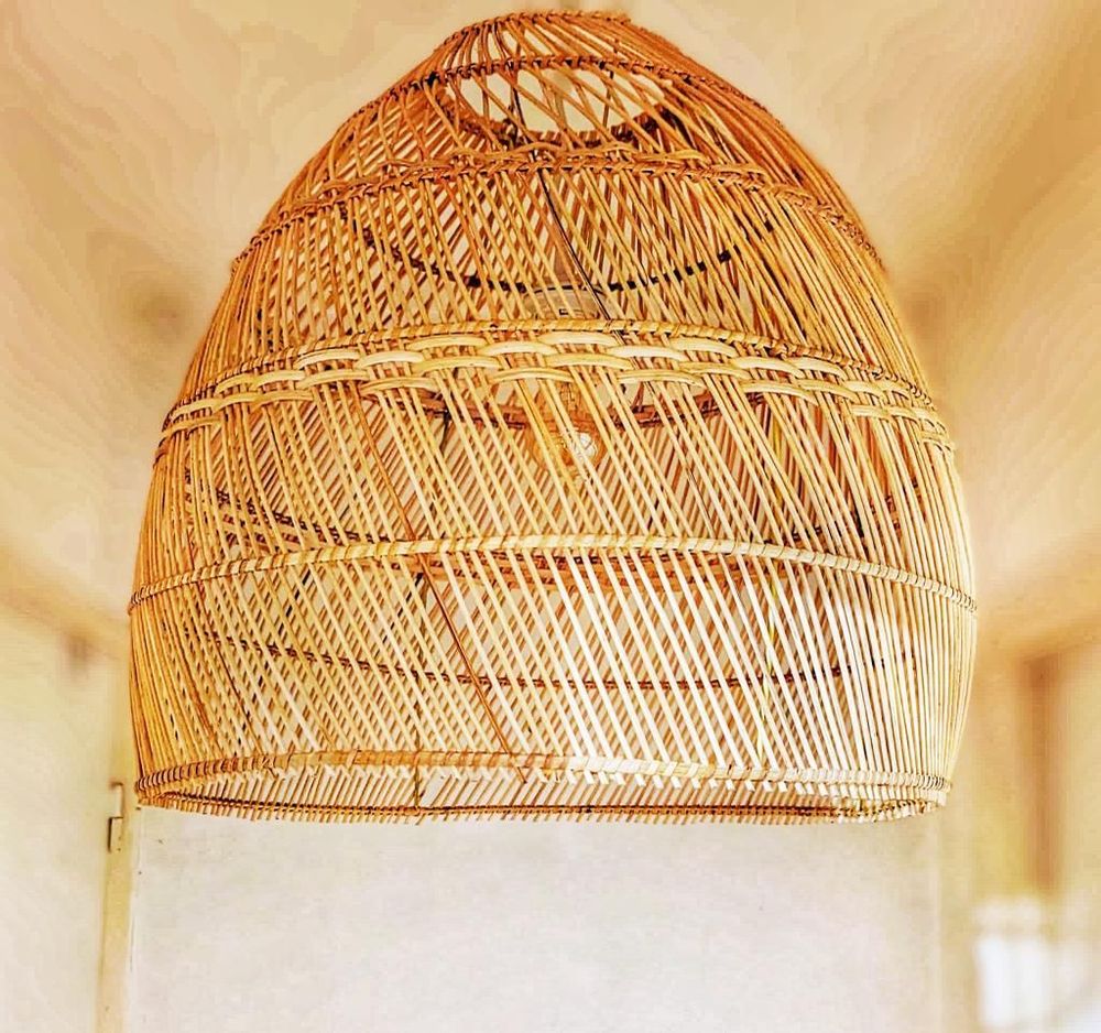 Hanging lights - SPRD1 rattan suspension - BALINAISA