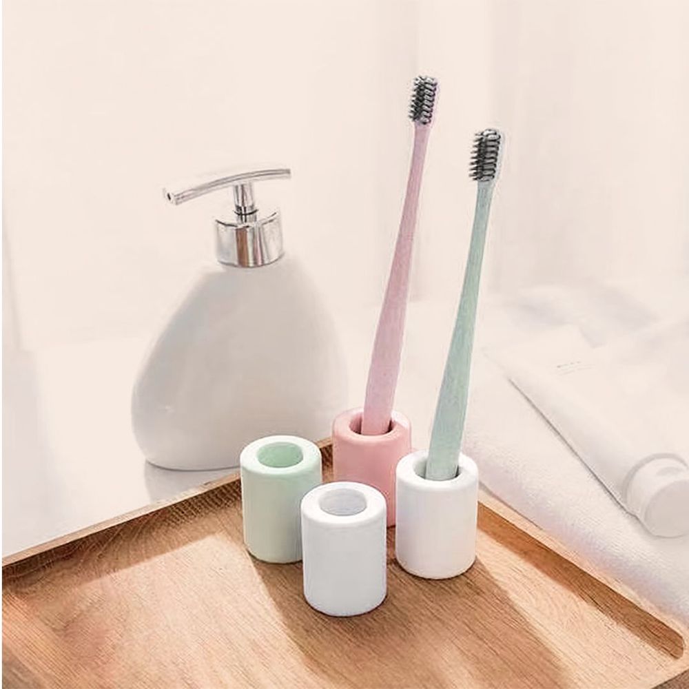 Installation accessories - Stone toothbrush holder absorbent water anti odor anti mold white LILL - OSNA