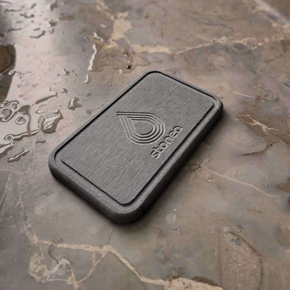 Porte-savons - Porte savon pierre absorbante anti odeur jaune vert bleu noir gris marbre diatomite - OSNA