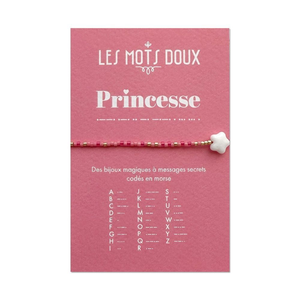 Jewelry - Morse code children's bracelet: Princess - LES MOTS DOUX