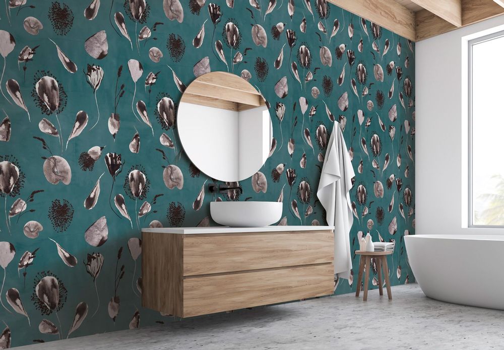 Wallpaper - BOTANICAL custom wallpaper - LGD01 DECOR MURAL SUR MESURE