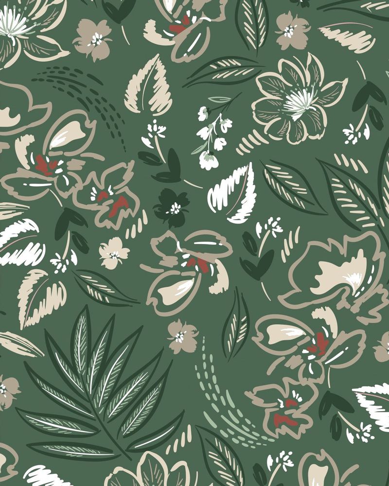 Decorative objects - GERMINA custom wallpaper. - LGD01 DECOR MURAL SUR MESURE