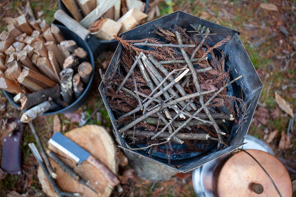 Objets de décoration - Foyer creusé mobile en cuvette métal pour activités en plein air - FIRESIDE