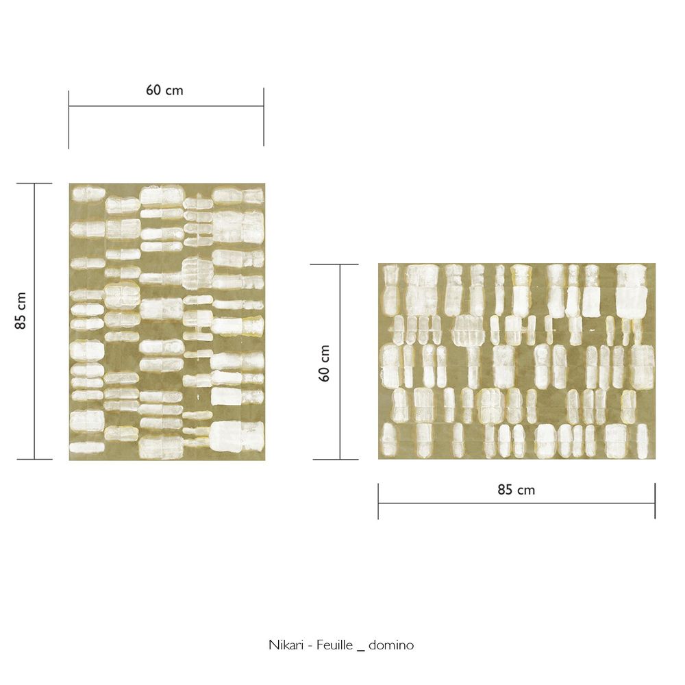 Wallpaper - NIKARI Wallpaper - Domino sheet - LAUR MEYRIEUX COLLECTION