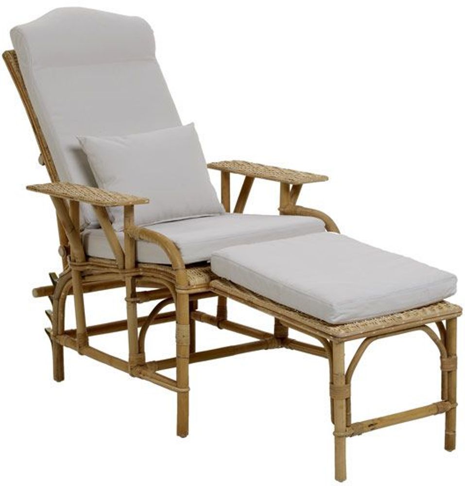 Chaises longues - Chaise longue en rotin naturel GRAND-MERE - KOK MAISON