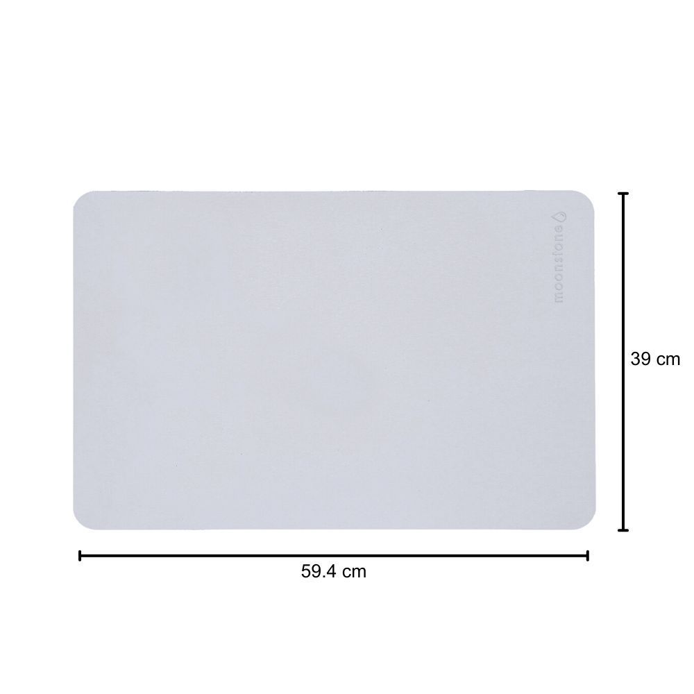 Autres tapis - Tapis de bain en pierre absorbante anti dérapant sans odeur anti moisissure diatomite noir gris blanc - OSNA