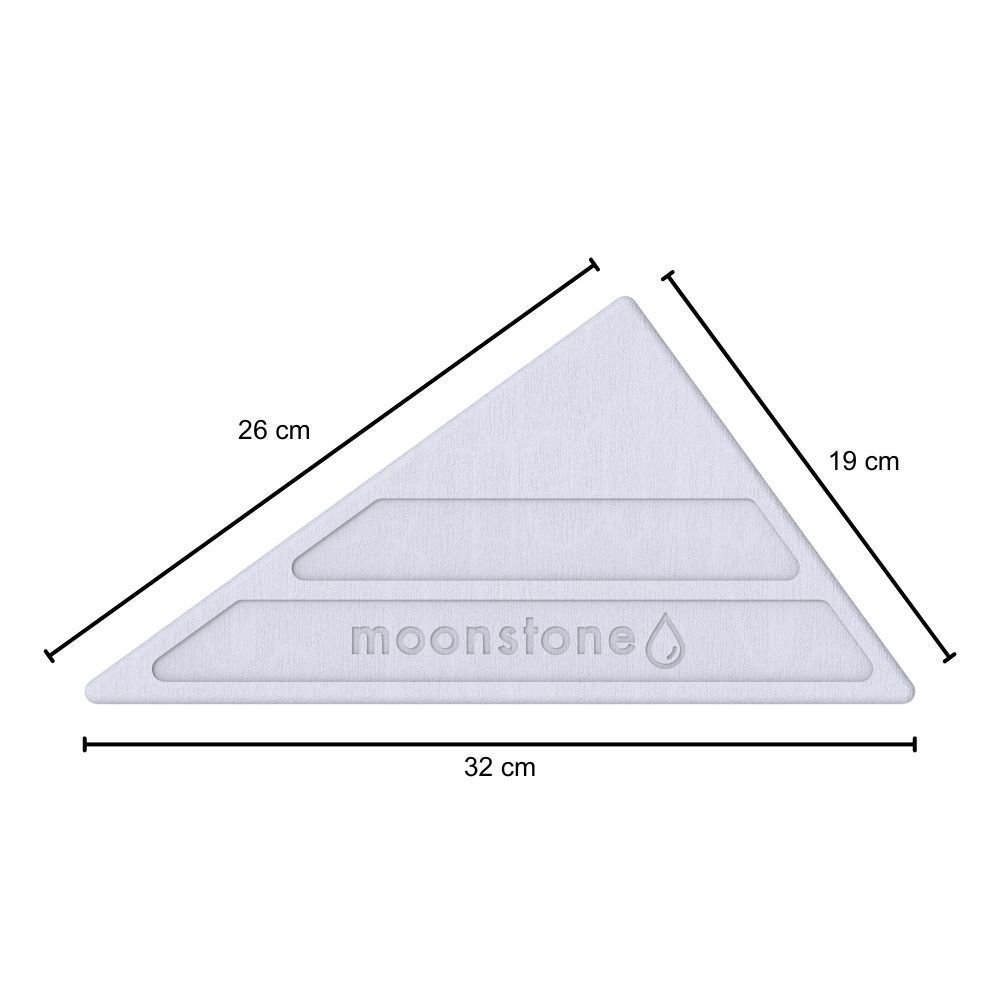 Other caperts - Maine triangle gray absorbent stone wall corner umbrella holder - OSNA