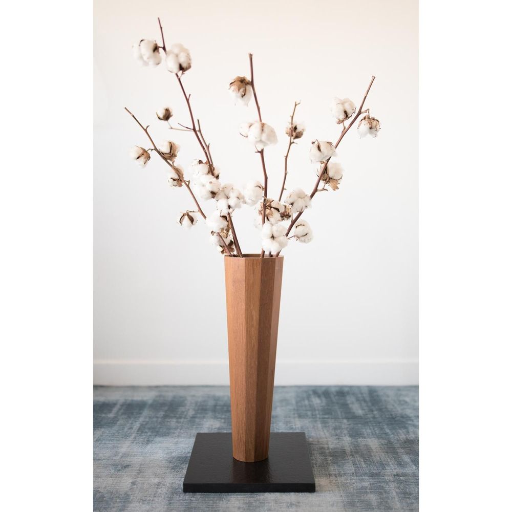 Objets de décoration - Vase Leppo en chêne - ELEMENTO MOBILIER