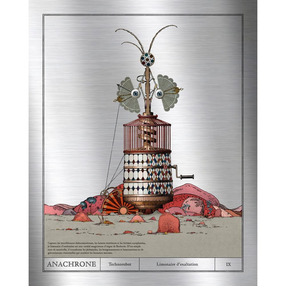 Office design and planning - Art poster on metal - Hurdy-gurdy of exaltation - ANACHRONES