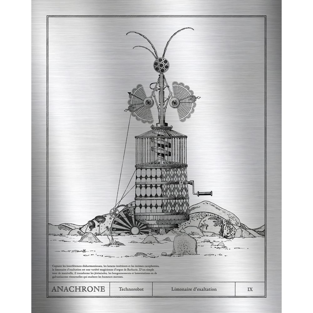 Office design and planning - Art poster on metal - Hurdy-gurdy of exaltation - ANACHRONES