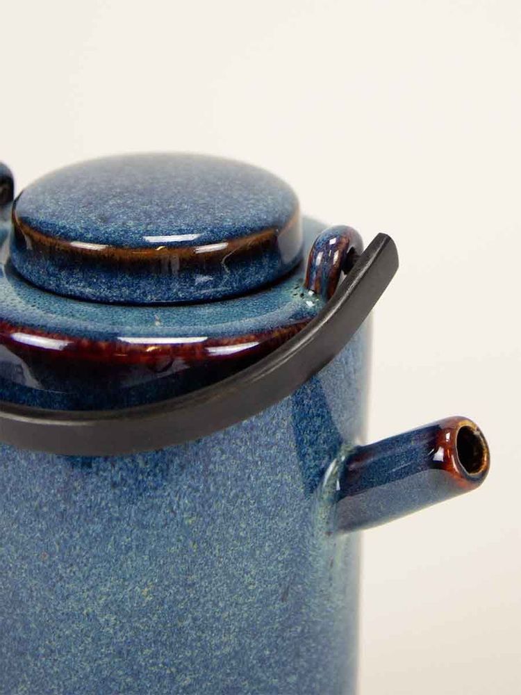 Tea and coffee accessories - Hoa Bien teapot with black brass handle - L INDOCHINEUR X RIVÊT