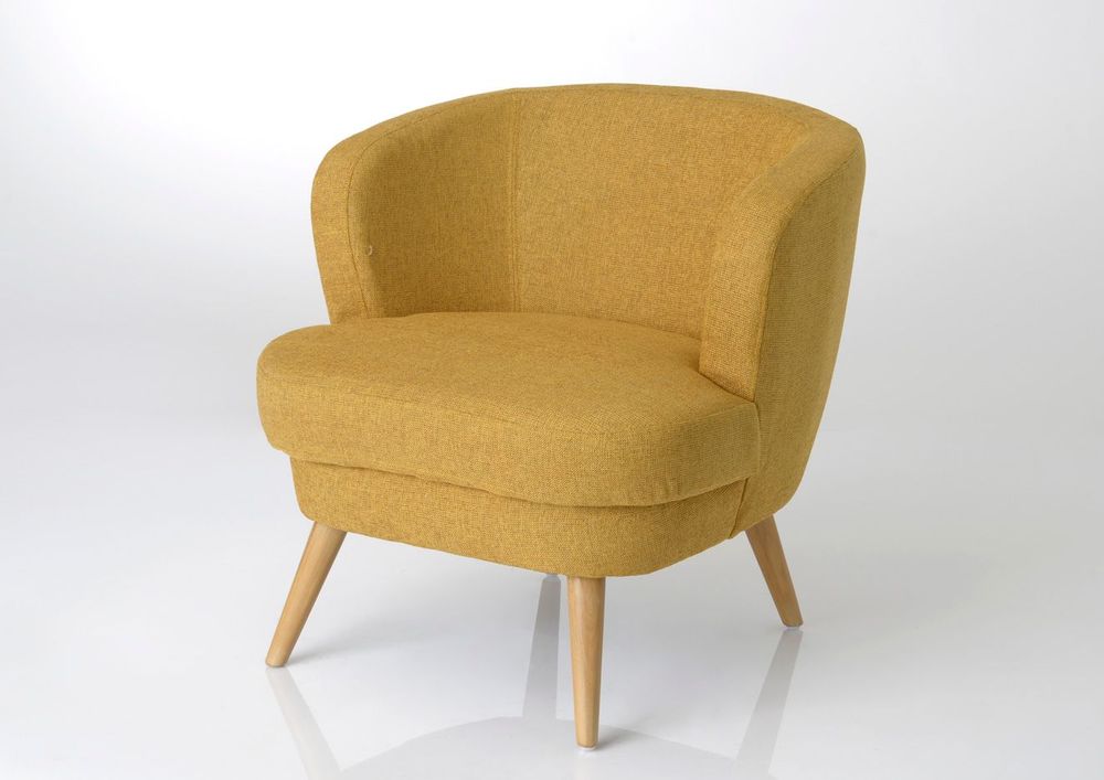 Fauteuils - FAUTEUIL MOUTARDE DAGMARD - - AMADEUS