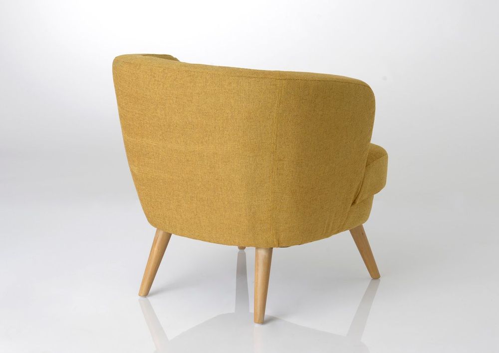 Fauteuils - FAUTEUIL MOUTARDE DAGMARD - - AMADEUS