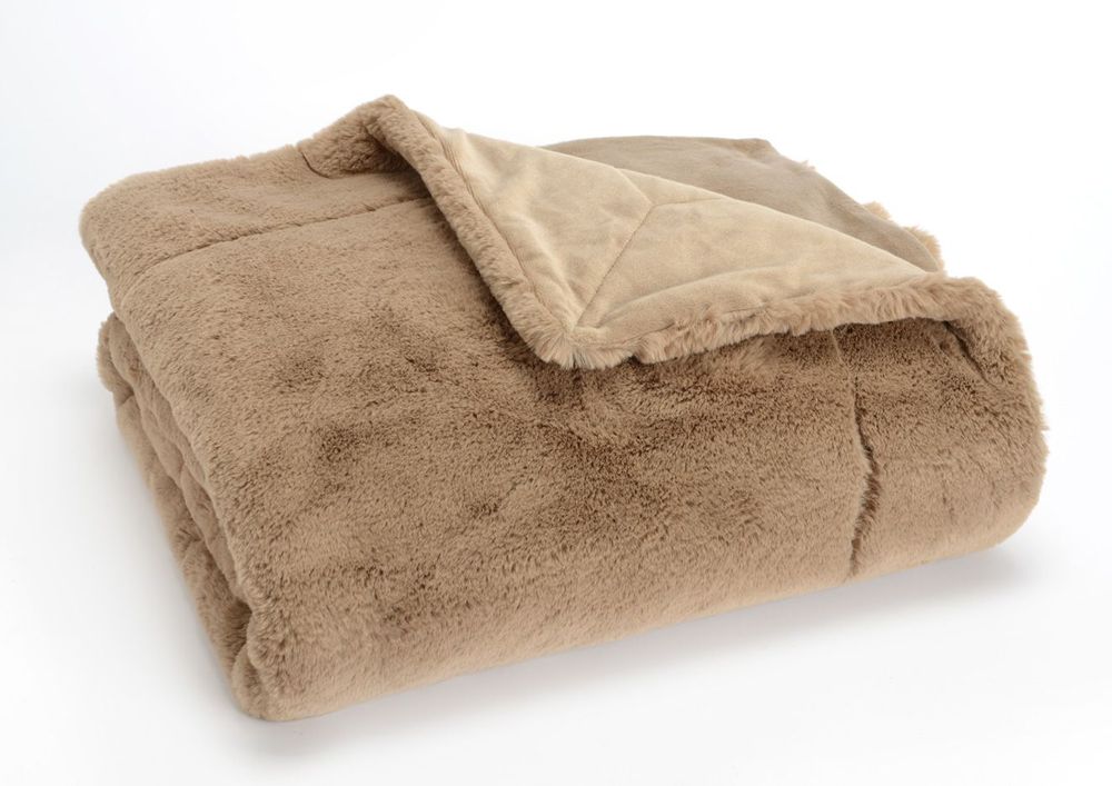 Plaids - PLAID LUXE TAUPE 130X170 - - AMADEUS