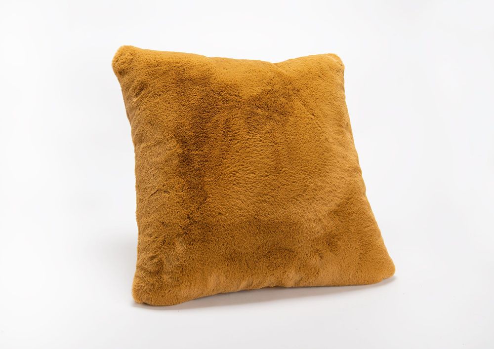 Fabric cushions - CUSHION LUXE CAMEL 50X50 - - AMADEUS