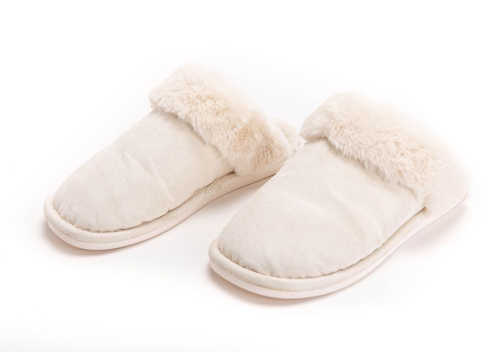 Vêtements de nuit - CHAUSSON LUXE CREME 39/40 - - AMADEUS