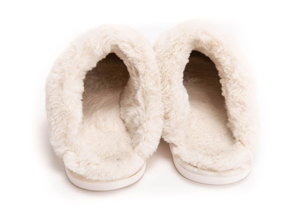 Vêtements de nuit - CHAUSSON LUXE CREME 39/40 - - AMADEUS