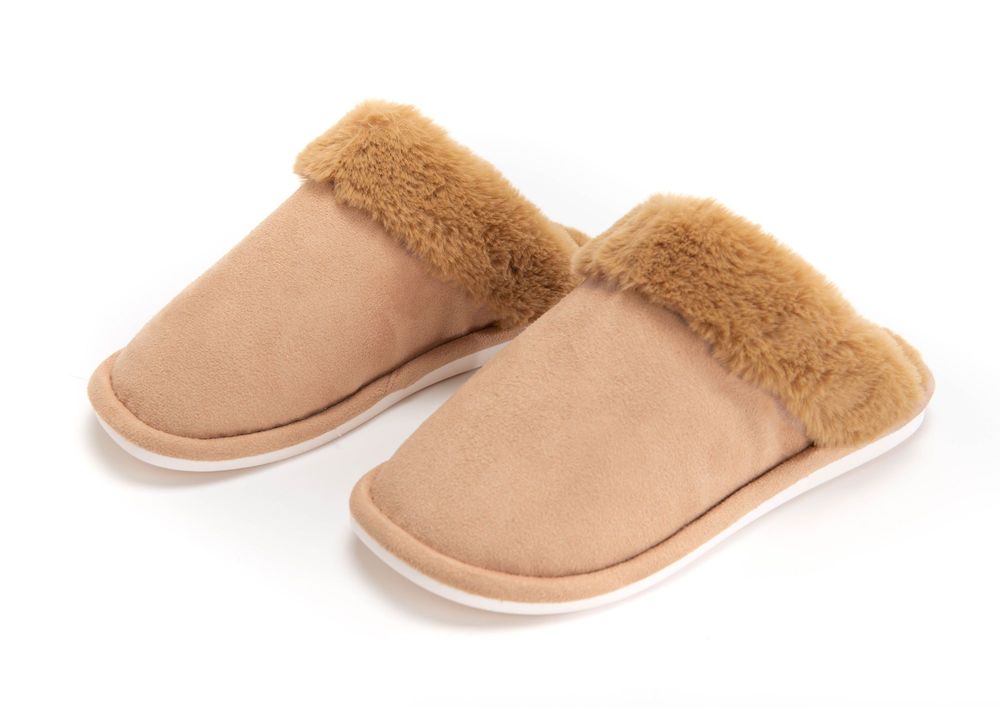 Vêtements de nuit - CHAUSSON LUXE CAMEL 39/40 - - AMADEUS