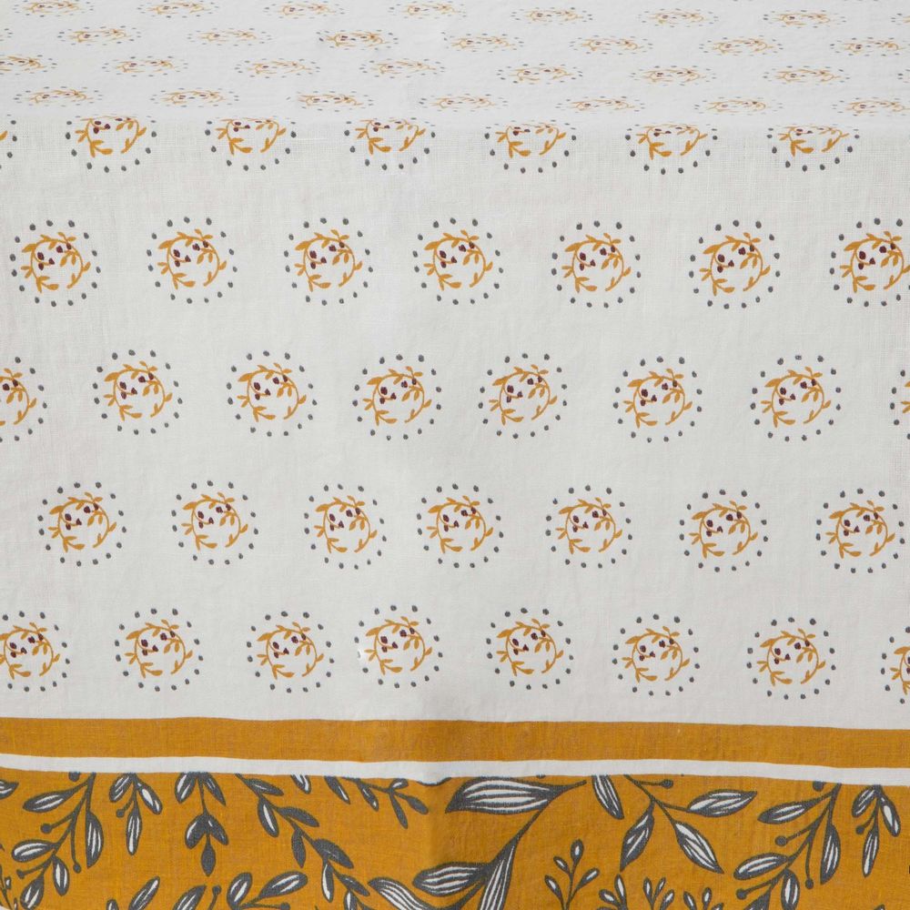 Nappes - NAPPE EMMA MOUTARD LIN150X250 - - AMADEUS
