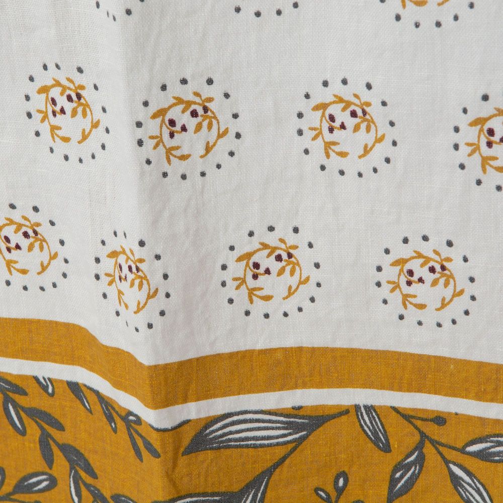 Nappes - NAPPE EMMA MOUTARD LIN150X250 - - AMADEUS
