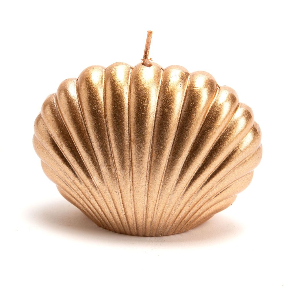 Candles - CANDLE COQUILLAGE GOLD - - AMADEUS