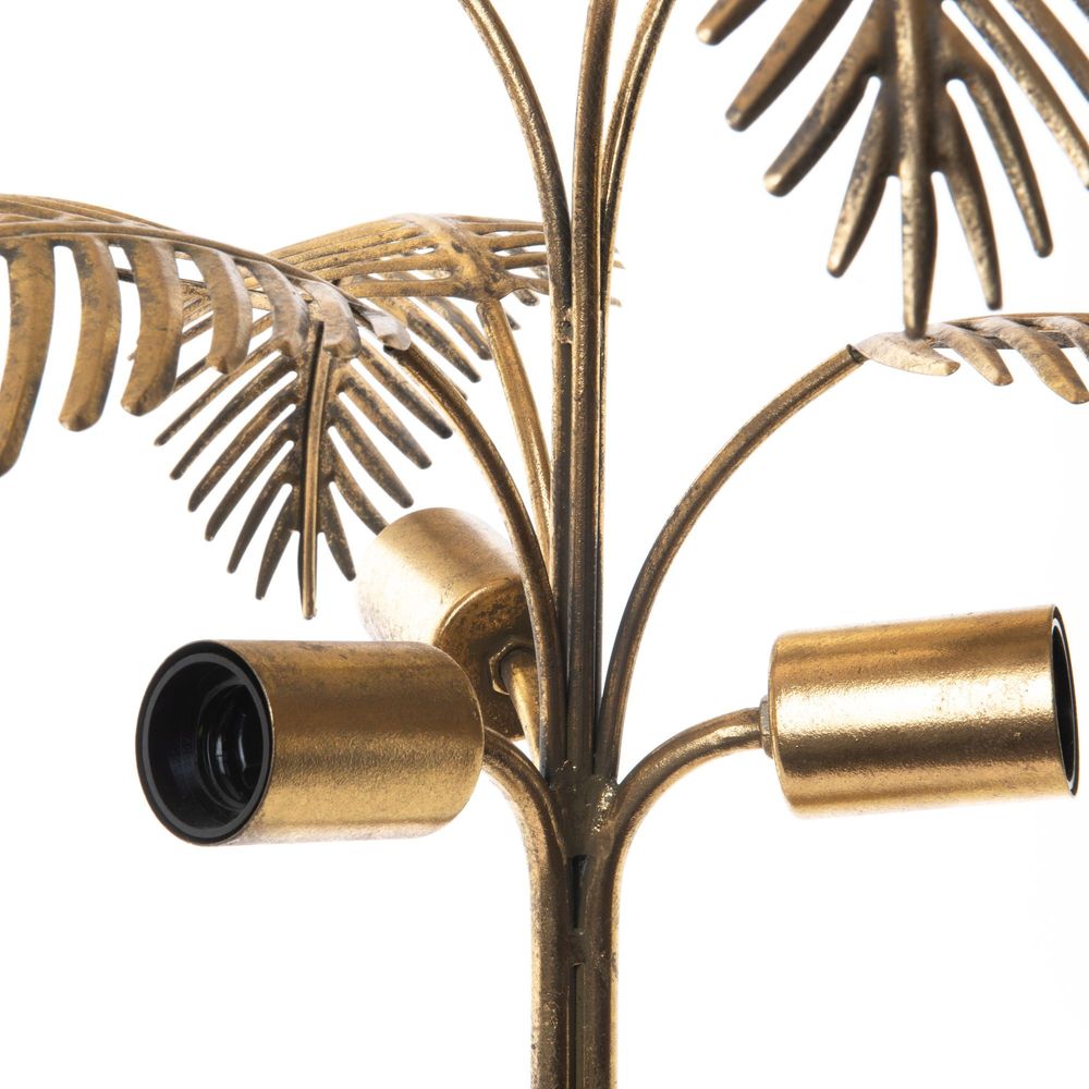 Lampes de table - LAMPE PALMIER DOREE - E27_40W - AMADEUS