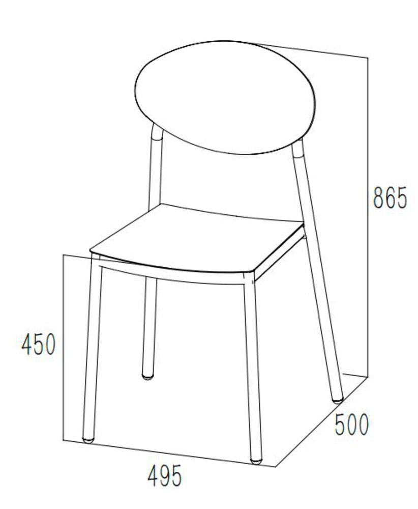Chaises - CHAISE JARDIN GRIS PAPILLON - - AMADEUS