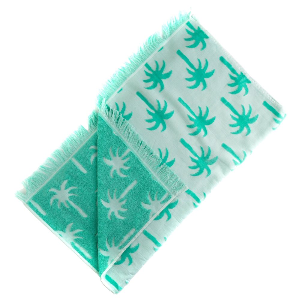 Linge de lit enfant - SERVIETTE PLAGE BLEU - - AMADEUS LES PETITS