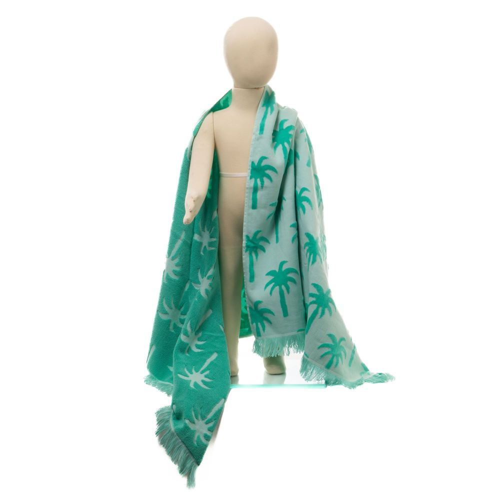 Linge de lit enfant - SERVIETTE PLAGE BLEU - - AMADEUS LES PETITS