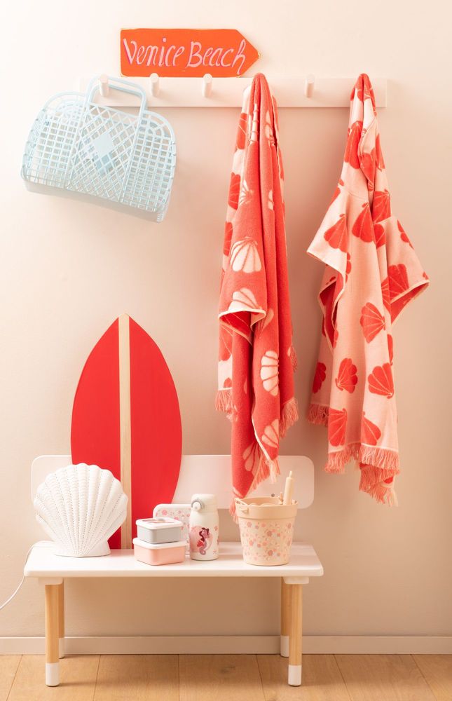 kids linen - PONCHO  BEACH  3/6 ANS - - AMADEUS LES PETITS