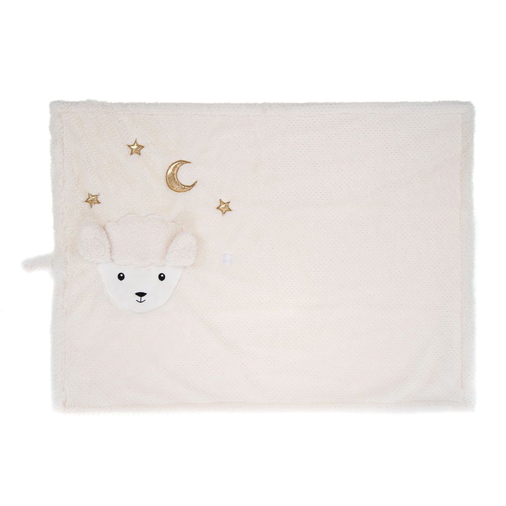 kids linen - PLAID MOUTON LOUISON 100X75 - - AMADEUS LES PETITS