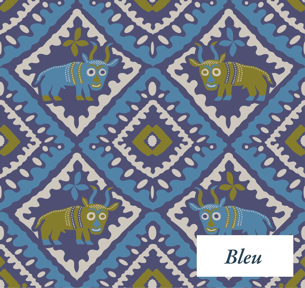 Upholstery fabrics - FON Velvet upholstery fabric L 140 x H 100 cm - L'ATELIER SONIA DAUBRY