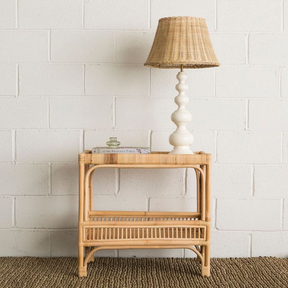 Table lamps - TUCANA wooden table lamp. - MAHE HOMEWARE