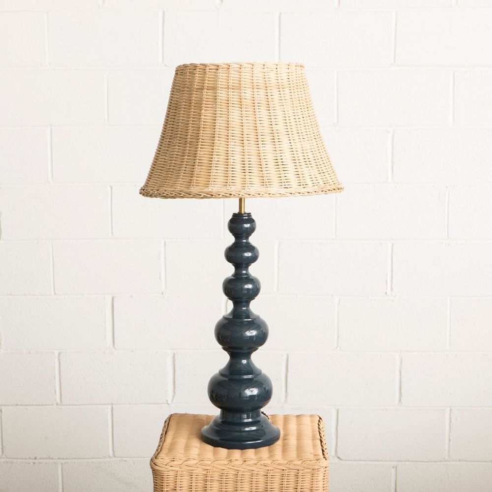 Table lamps - TUCANA wooden table lamp. - MAHE HOMEWARE