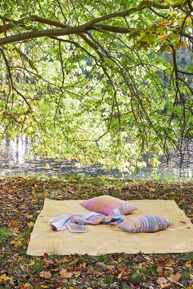 Garden textiles - Outdoor & indoor cushion TAAPIRI made from recycled PET - LIV INTERIOR