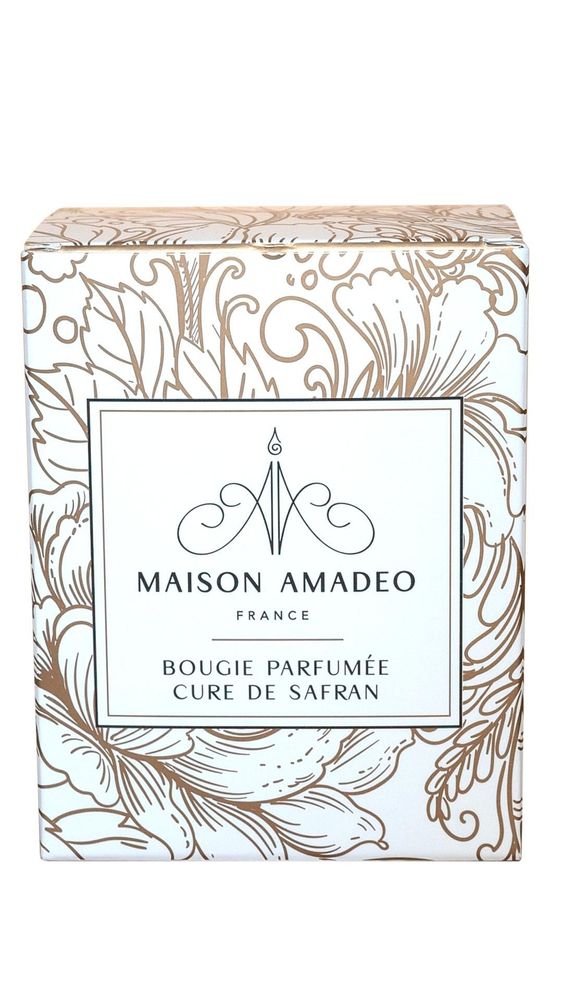 Candles - Scented candle Saffron Cure - MAISON AMADEO