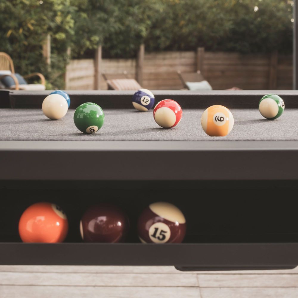 Tables de jeux - Billard Hyphen Outdoor - Dark Grey - CORNILLEAU