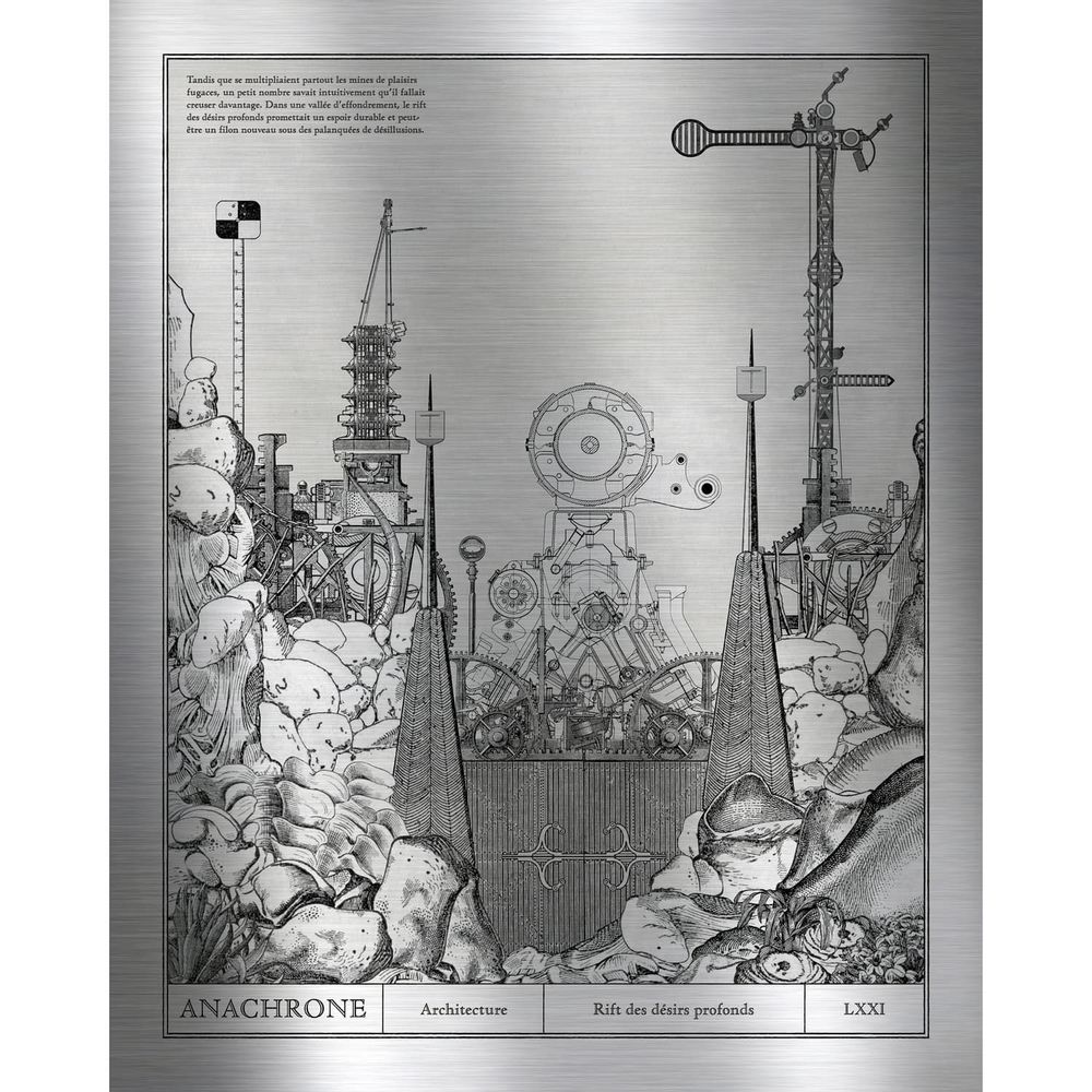 Affiches - Rift des désirs profonds - Affiche d'artiste sur métal - ANACHRONES