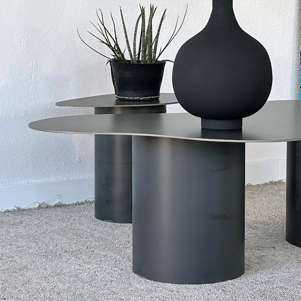 Objets de décoration - Tables basses DUO MOYO - TERRE ET METAL