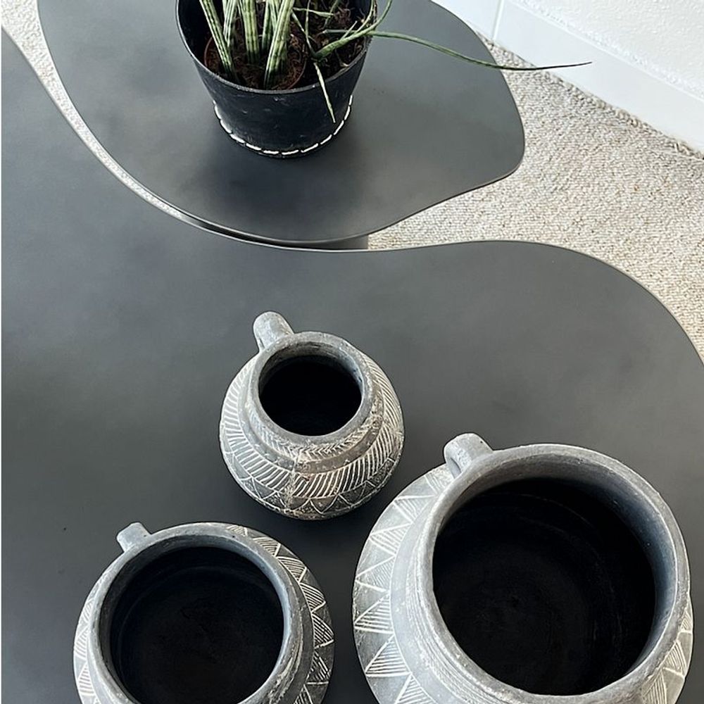Objets de décoration - Tables basses DUO MOYO - TERRE ET METAL