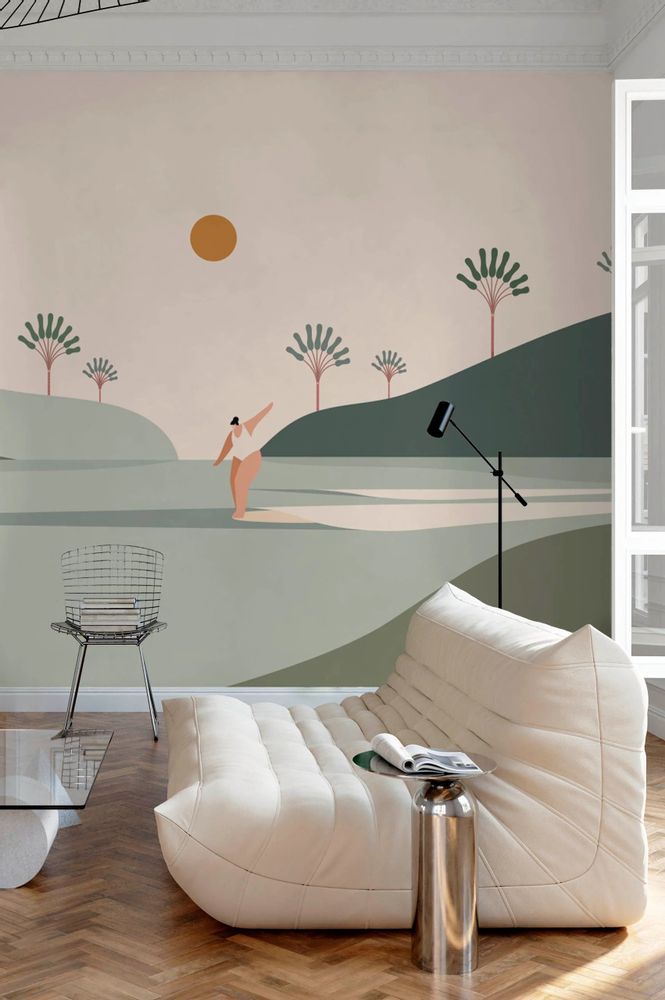 Papiers peints - Papier peint Nº438 - Paysage surf - WELLPAPERS
