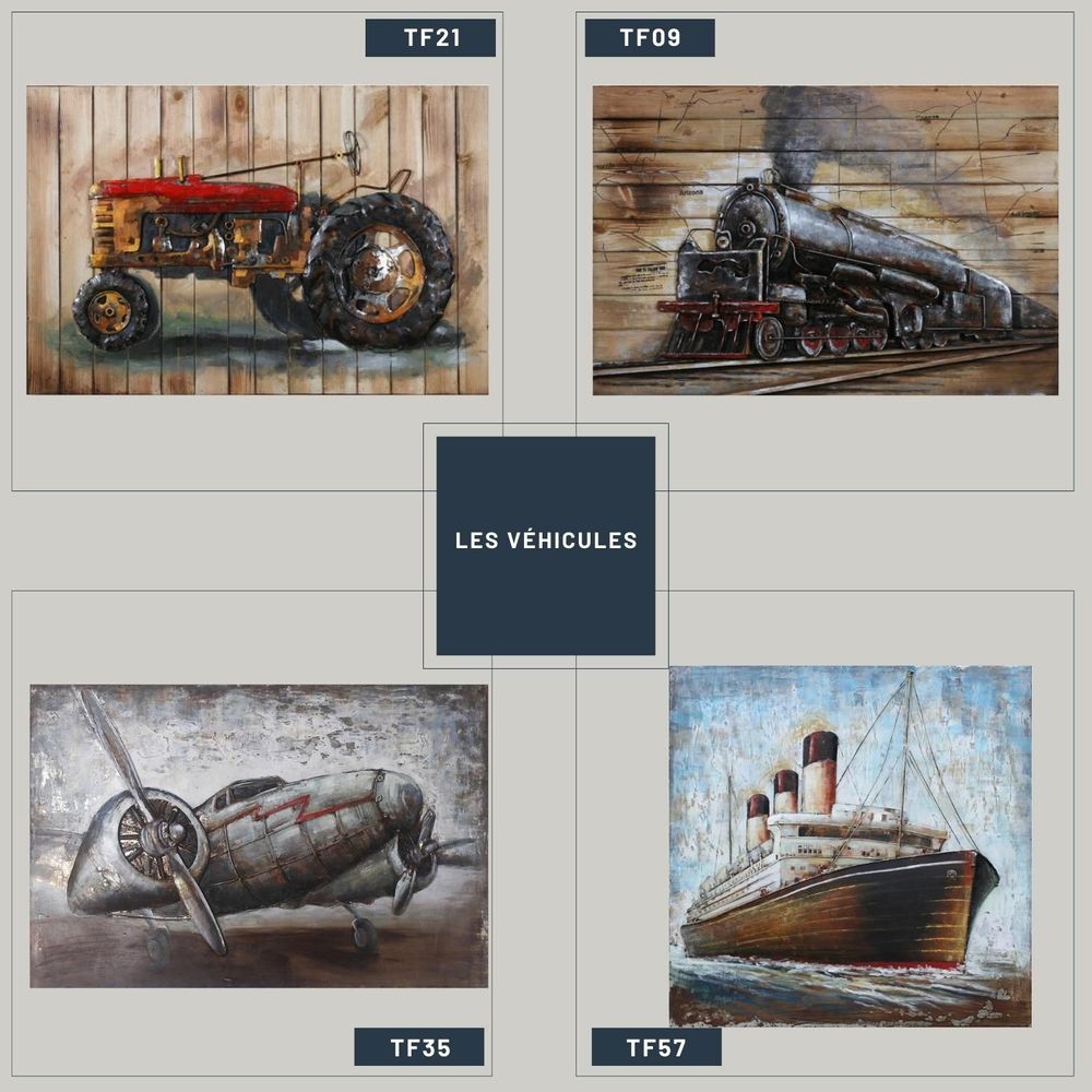 Other wall decoration - The Industrial 3D Artworks. - JP2B DECORATION