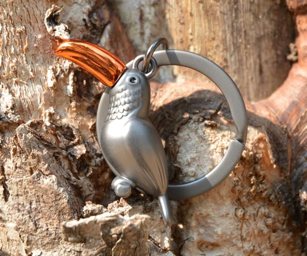Gifts - Toucan Keyring - METALMORPHOSE
