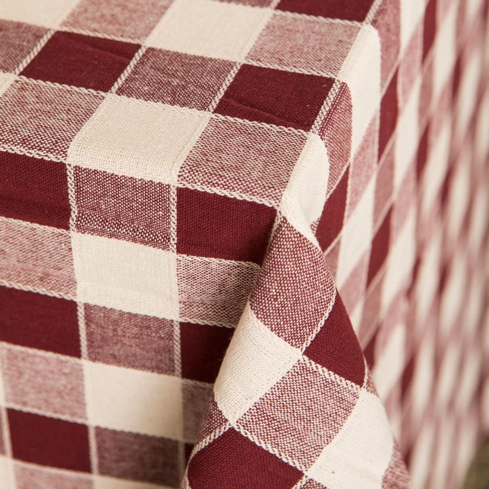 Nappes - Nappe en Coton Tissé à Carreaux - MAHE HOMEWARE