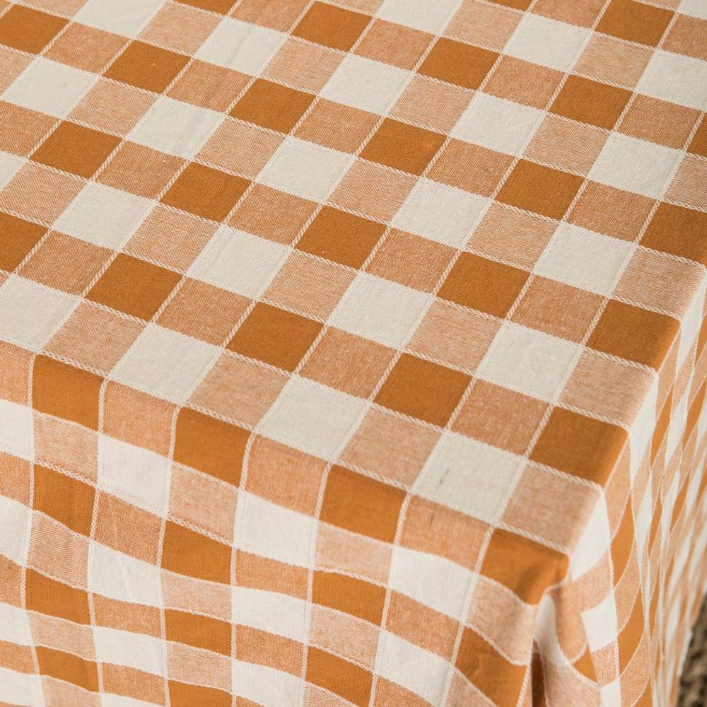 Nappes - Nappe en Coton Tissé à Carreaux - MAHE HOMEWARE