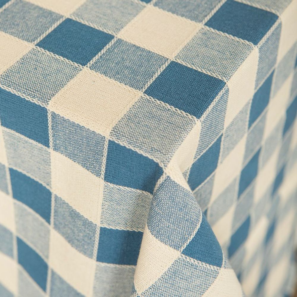 Nappes - Nappe en Coton Tissé à Carreaux - MAHE HOMEWARE