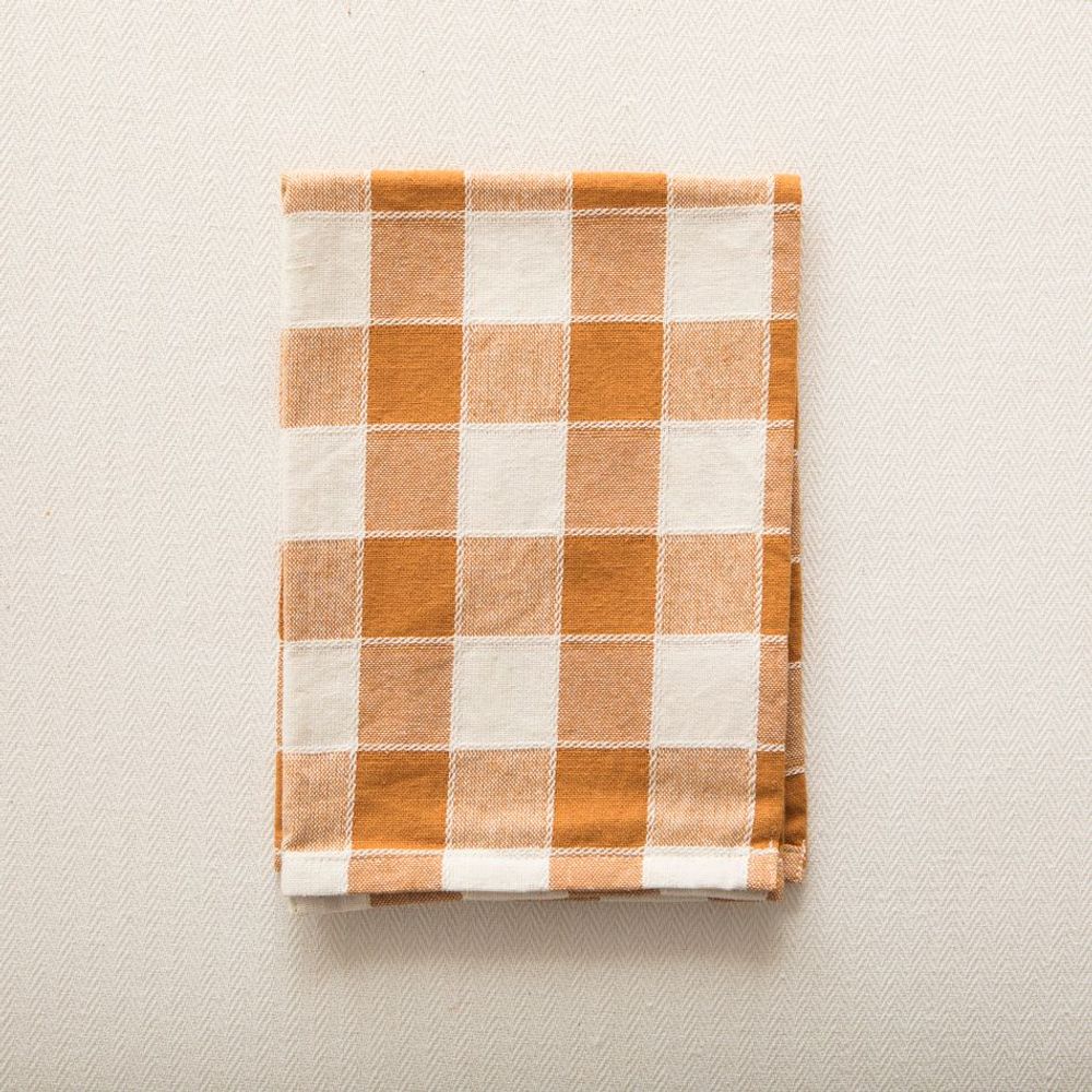 Napkins - Check Woven Cotton Napkin - MAHE HOMEWARE