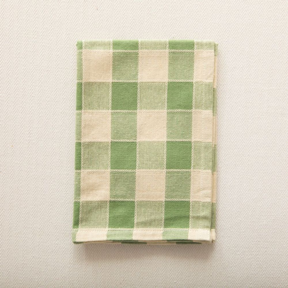 Napkins - Check Woven Cotton Napkin - MAHE HOMEWARE